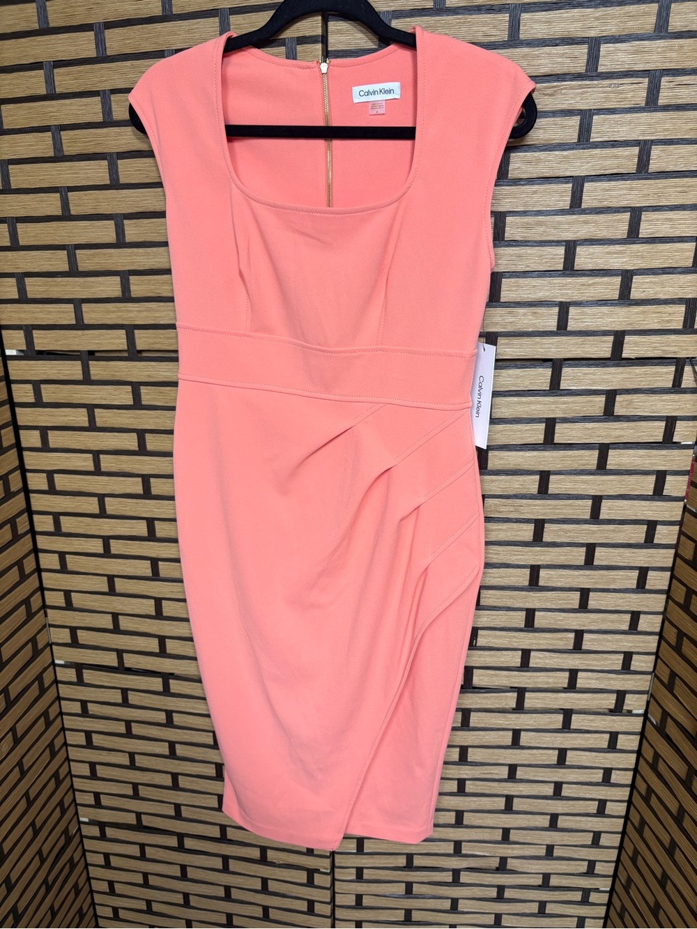 Calvin Klein melon dress size 4